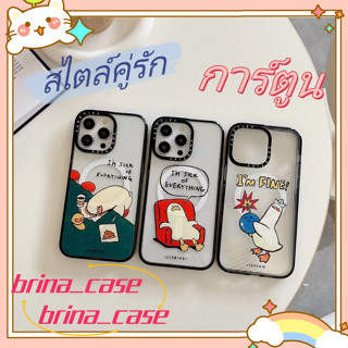 ❤️ส่งของขวัญ❤️ เคสไอโฟน 11 12 13 14 Pro Max การ์ตูน ฤดูร้อน สไตล์คู่รัก ความนิยม เรียบง่าย Case for iPhone ป้องกันการตก