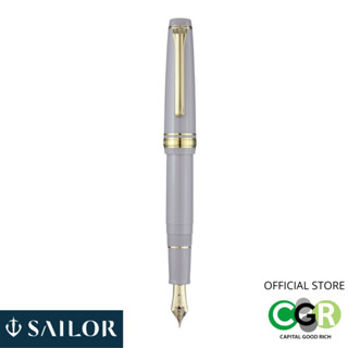 ปากกาหมึกซึม SAILOR Professional Gear Slim Mini Gold Fountain Pen - Ayur Gray # 11-1503-321