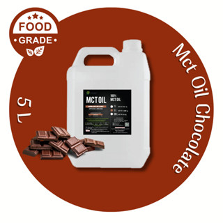 MCT Oil น้ำมันเอ็มซีทีออยล์ ตรา Naturalist (เนเชอรลลิสท์) แบบแกลลอน ขนาด 5 ลิตร กลิ่น Chocolate