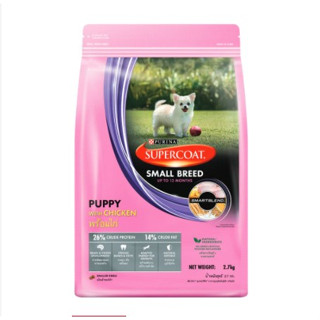 (ลด50%) SUPERCOAT ซุปเปอร์โค้ท อาหารลูกสุนัข รสไก่ 1.2กก. (อาหารลูกหมา อาหารสุนัข เม็ด) ลดราคา