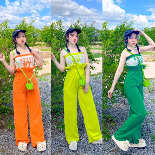 🧡ชุดเซ็ท2ชิ้น กางเกงเอวสูง+เสื้อเกาะอก🧡ชุดเซ็ทเอวจีบ ทรงสวยมี3 สี