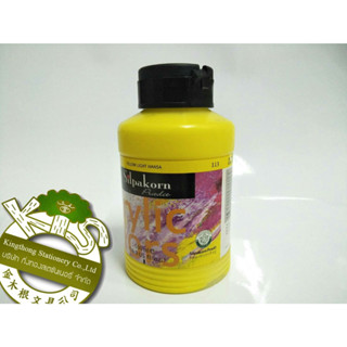 (KTS)สีอะคริลิค Silpakorn  ( 113 Yellow light hansa ) 500 ml.