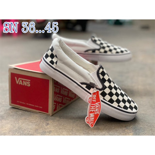 VANS Slip-On (Classic) Checkerboard รองเท้าผ้าใบ
