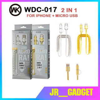 พร้อมส่ง REMAX / WK Design WDC-017t  ของแท้ 100% Aurora สายชาร์จ 2 in 1 สำหรับ ip/Micro