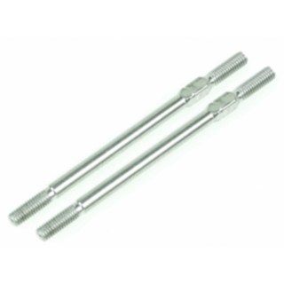 3Racing 64 Titanium 3mm Turnbuckle - 55mm (2 Pcs) 3RAC-TR355