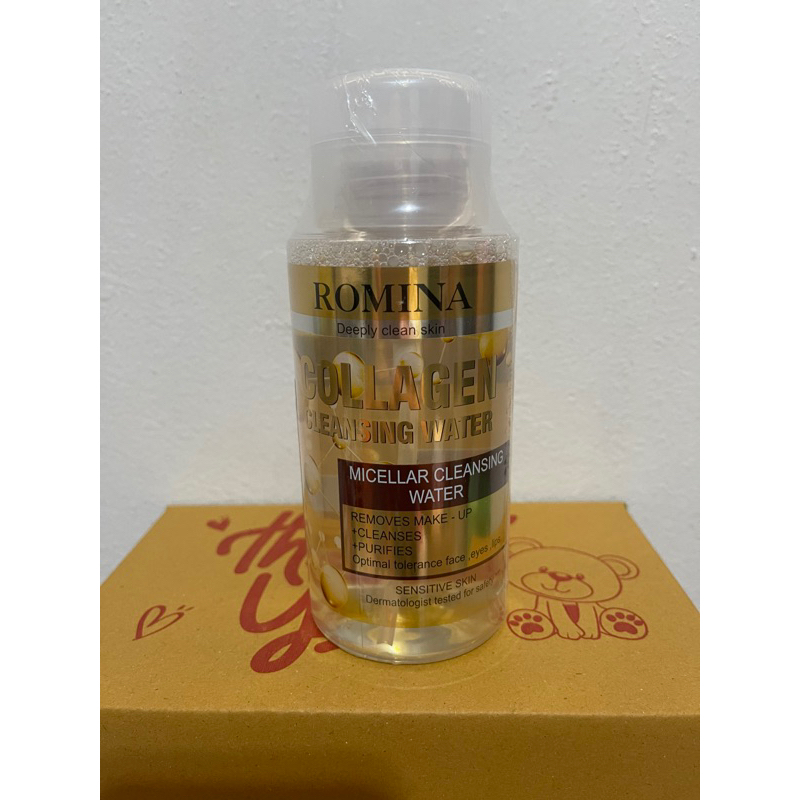 โรมิน่า คอลลาเจน คลีนซิ่ง Romina Collagen Cleansing Water 300ml