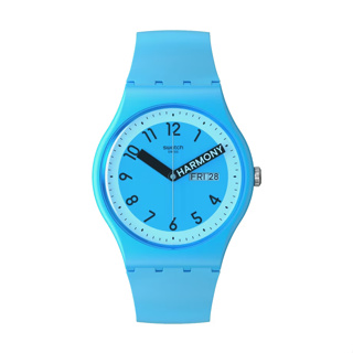 Swatch นาฬิกาผู้ชาย Originals PROUDLY BLUE รุ่น SO29S702