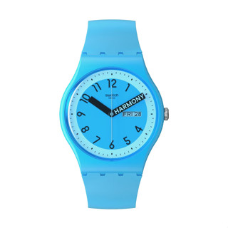 Swatch นาฬิกาผู้ชาย Originals PROUDLY BLUE รุ่น SO29S702