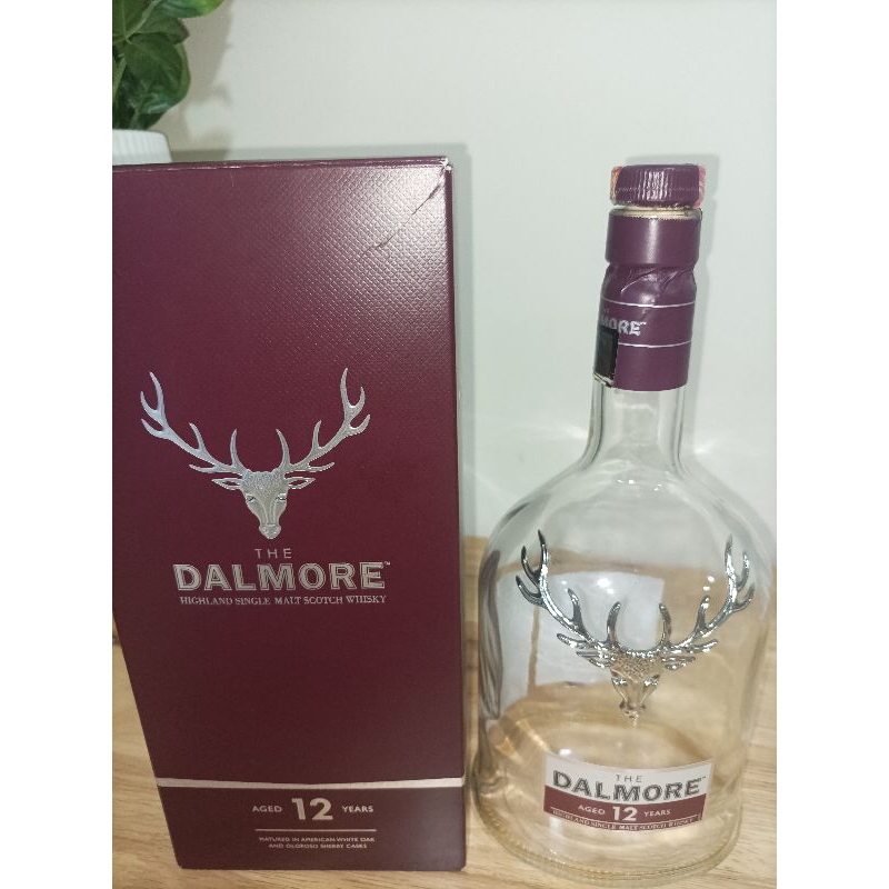 ขวดเหล้าเปล่าพร้อมกล่องDalmore