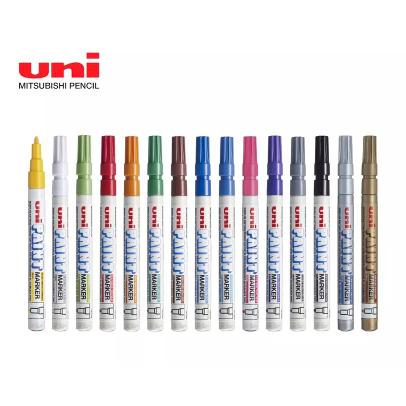 ปากกาเพ้นท์ “UNI” PX-21 (หัวกลม 0.8-1.2 mm.)