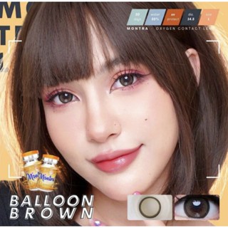 Balloon Gray Brown By Montralens ขอบดำตาโต