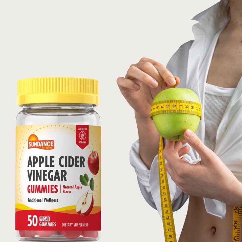 Apple Cider Vinegar 400 mg. Gummies (50กัมมี่) กัมมี่แอปเปิ้ลไซเดอร์ 🍎 Exp.02/2024