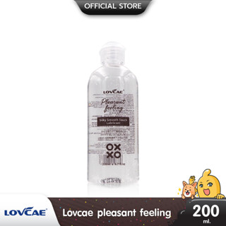 Lovcae pleasant feeling เจลหล่อลื่นสูตรน้ำ เนื้อเจลใส สูตรเข้มข้น แห้งช้า บรรจุ 1 ชิ้น (ขนาด 200 ml.)