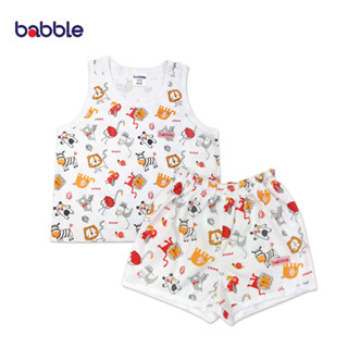 BABBLE ชุดเสื้อกล้ามเด็ก ชุดเซตเด็ก ชุดเด็ก (2 ลายให้เลือก) อายุ 3 เดือน ถึง 2 ปี (BB022) (BTV)