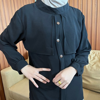 เสื้อแฟชั่นผู้หญิง มุสลิม ผ้าเบาใส่สบาย ไม่ร้อน DB09 รุสมีนี