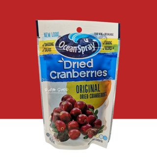 Ocean spray Original dried cranberries แครนเบอรี่ อบแห้ง สูตรน้ำตาลน้อย ขนาด 142กรัม