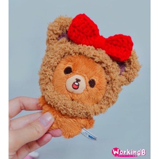 พร้อมส่ง 2 ชิ้น หมวกน้องหมี 10 cm (เฉพาะชุดไม่รวมตุ๊กตา)