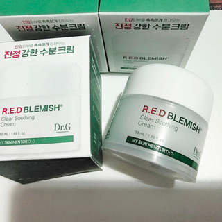 JUL02 ส่งฟรี Dr.G R.E.D Blemish Clear Soothing Cream 70ml  ครีมบำรุงเนื้อเจล