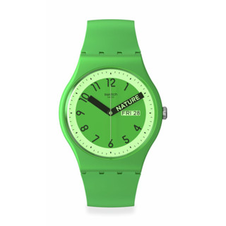 Swatch นาฬิกาผู้ชาย New Gent PROUDLY GREEN รุ่น SO29G704