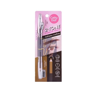 Cathy Doll 2-Tone Eyebrow Pencil เคที่ดอลล์ ทูโทน อายโบรว