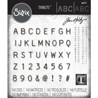 ALPHANUMERIC LABEL Die  ไดคัทตัวอักษร