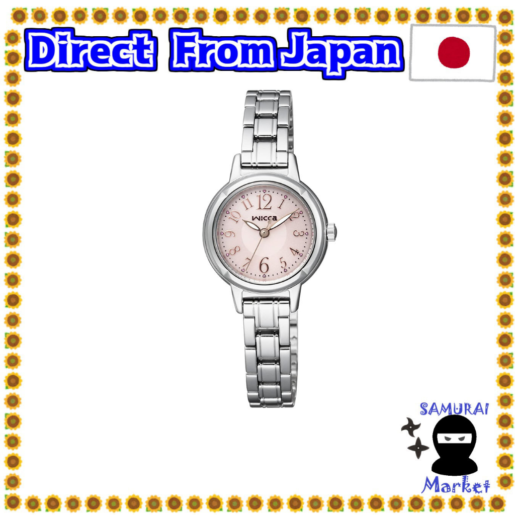 【ส่งตรงจากญี่ปุ่น】 [Citizen] นาฬิกาข้อมือ Citizen Wicca Wicker Solar Tech Kh9-914-91 สําหรับผู้หญิง
