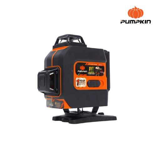 PUMPKIN พัมคินเครื่องวัดระดับเลเซอร์ 4D 16เส้น แสงเขียว รุ่น PTT-4D16LSG (28369) ระดับน้ำเลเซอร์ ระดับน้ำแสงเขียว