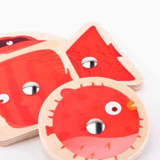 GM Kids (ของแท้พร้อมส่ง 2 - 8 ขวบ) บอร์ดเกมเด็ก เกมกระดานเด็ก พัฒนากล้ามเนื้อมือ Frank's Fish Shop (Toi) jm0254