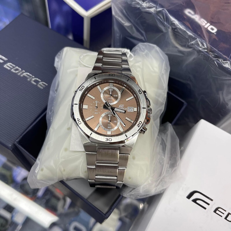 [ผ่อนเดือนละ 309]🎁CASIO EDIFICE EFV-640D-5A ของแท้ 100% พร้อมส่ง ประกัน 1 ปี