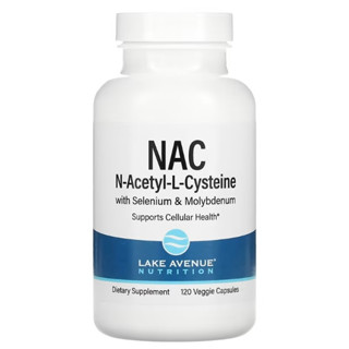 NAC 120 เม็ด เอ็น-อะเซทิลซิสเทอีน  Lake Avenue Nutrition, N-Acetyl-L- Cysteine , 600 mg, 120 Veggie Capsules