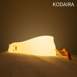 KODAIRA🐥🐥 โคมไฟกลางคืน Led รูปเป็ด 5V ชาร์จ Usb ความสว่าง 3 ระดับ พร้อมสัมผัส สําหรับเด็ก ห้องนอน