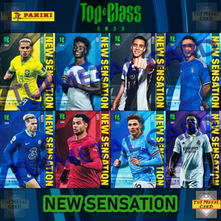 PANINI TOP CLASS 2023: NEW SENSATION การ์ดสะสมฟุตบอล Football Trading Card