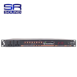 SOUNDBEST SP-108VL เบรกเกอร์ไฟติดแร็ค ปลั๊กพ่วงติดแร็ค (สินค้าใหม่ ศูนย์ไทย/ มีหน้าร้าน)