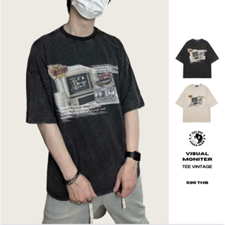 THEBOY-VISUAL MONITER เสื้อยืดวินเทจ