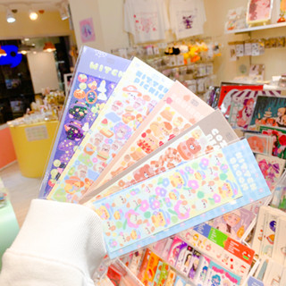 Strip sticker สติกเกอร์แถวยาวสุดน่ารักตะมุตะมิ [miniginn]