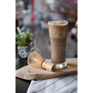 ผงชานมโฮจิฉะชงดื่ม 500 กรัม – หอมคั่วโฮจิฉะ คาเฟอีนต่ำ ชงง่าย (Instant Hojicha Latte Powder)