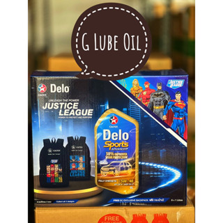 💯CALTEX ดีเซล(New 2023แถมกระเป๋า7 ลิตร)Delo Sport Advance Fully 5w-40 / API CK-4 ‼️