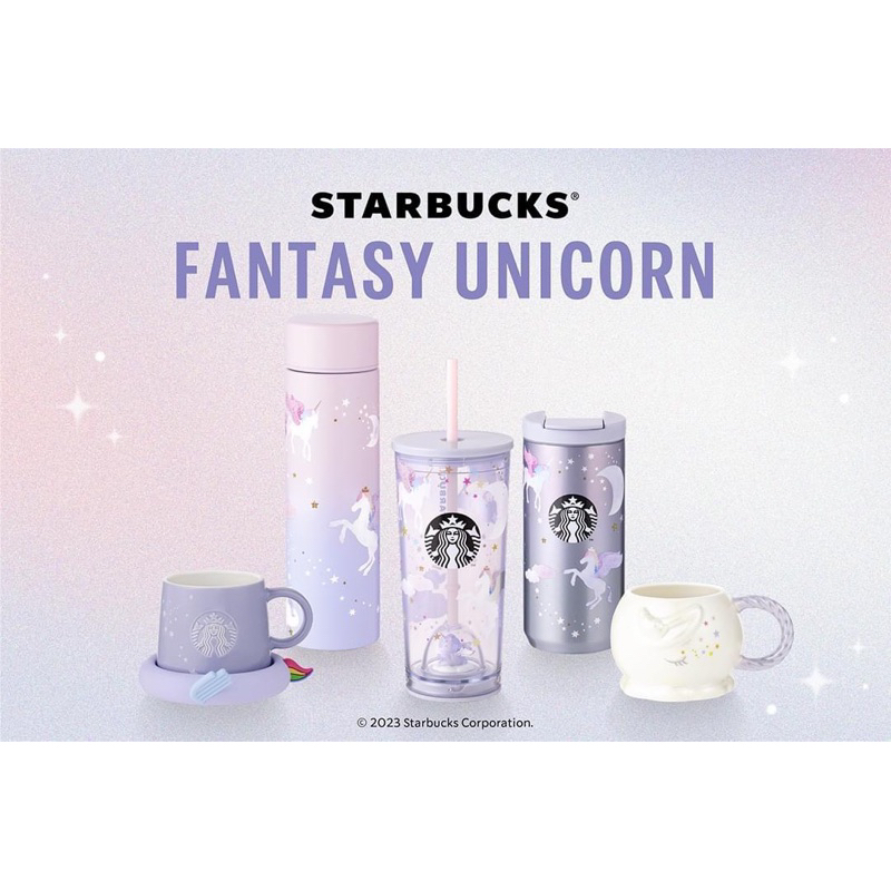 Fantasy Unicorn Starbucks Collection  แก้วสตาบัค starbuckscups starbucksของแท้ 100%