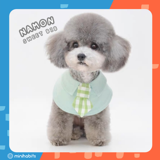 [ พร้อมส่ง] ปลอกคอสัตว์เลี้ยง Namon Sweet Bib ปลอกคอแมว ผ้าพันคอสัตว์เลี้ยง ผ้าเช็ดน้ำลายหมา