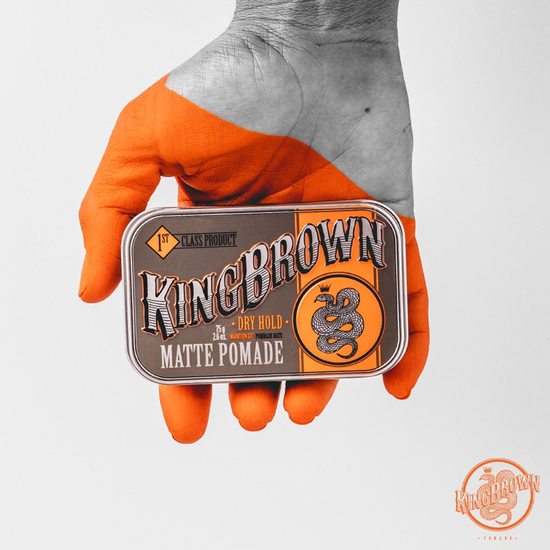 King Brown Matte Pomade 75g | โพเมดเนื้อแมตต์ DRY Hold อยู่ทรงแบบแห้ง ลุคธรรมชาติจากออสเตรเลีย ราคา ถูกที่สุด ดีลบีเคเค แกลเลอรีภาพที่ 2