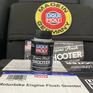 TKD Liqui Moly Motorbike Engine Flush Shooter สารทำความสะอาดห้องเครื่อง (80 mL) + สติกเกอร์