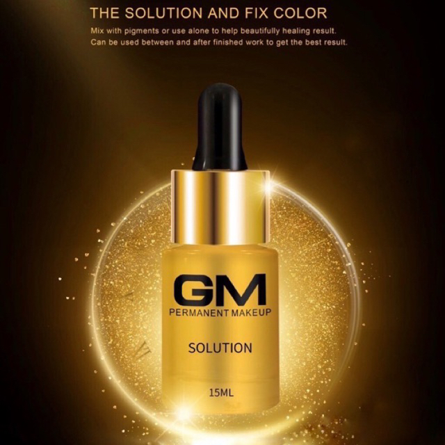Gm Solution ตัวช่วยให้เม็ดสีติดไวละลายสีที่ข้นเหนียว