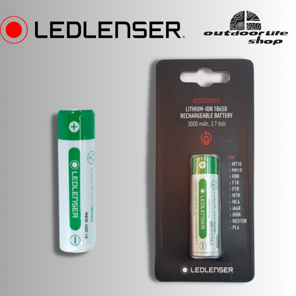ถ่านชาร์จ Ledlenser 18650 3000mAh