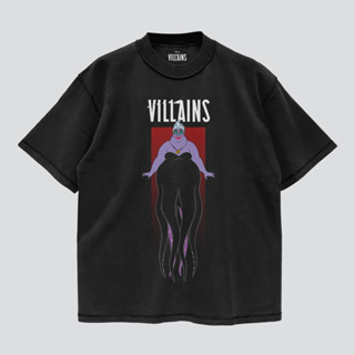 Power 7 Shop เสื้อยืดการ์ตูน ลาย "Ursula" ดิสนีย์ คอลเลคชั่น "Disney Villains"  (TMP-003)