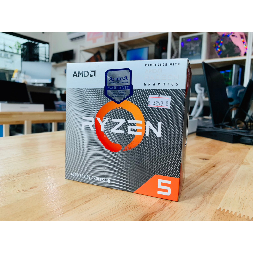 ของใหม่ CPU (หน่วยประมวลผลกลาง) (ซีพียู) AMD RYZEN5 4600G 3.7 GHz (SOCKET AM4)
