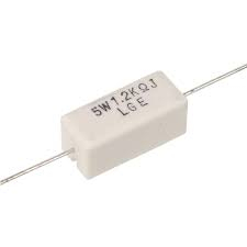 1pcs 5W  SQP Ceramic Wirewound Resistor 2K Ohm 5W 0.1~10K โอห์ม 5 Watt