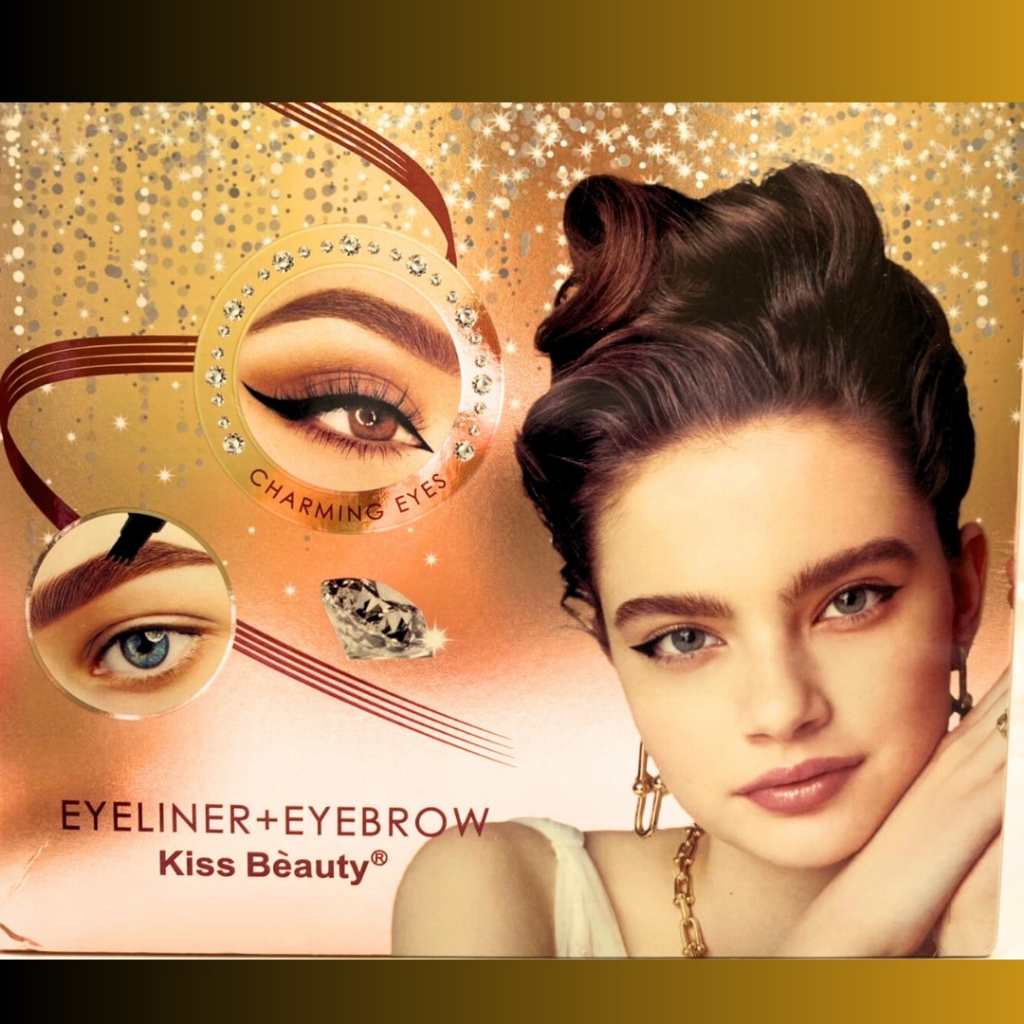 Kiss Beauty Eyeliner อายไลเนอร์ เนื้อลิขวิด กันน้ํา ติดทนนาน แห้งเร็ว ดวงตาคมสวย