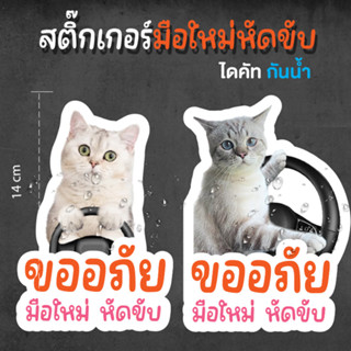 สติ๊กเกอร์มือใหม่หัดขับ