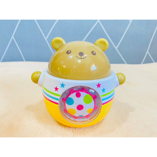 ของเล่น​เด็ก เสริมพัฒนา การเครื่อนไหว การสัมผัส และการได้ยิน ตุ๊กตาล้มลุกหมีอ้วน​ Combi Roly Poly Toy 2 (สินค้าพร้อมส่ง)