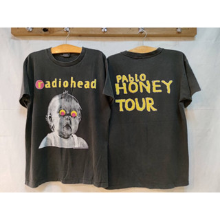 Radiohead ผ้าฟอกเฟดตะเข็บเดี่ยว